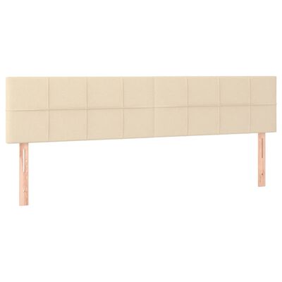 vidaXL Boxspring posteľ s matracom krémová 120x190 cm látka