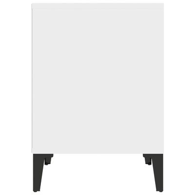 vidaXL Nočné stolíky 2 ks biele 40x35x50 cm