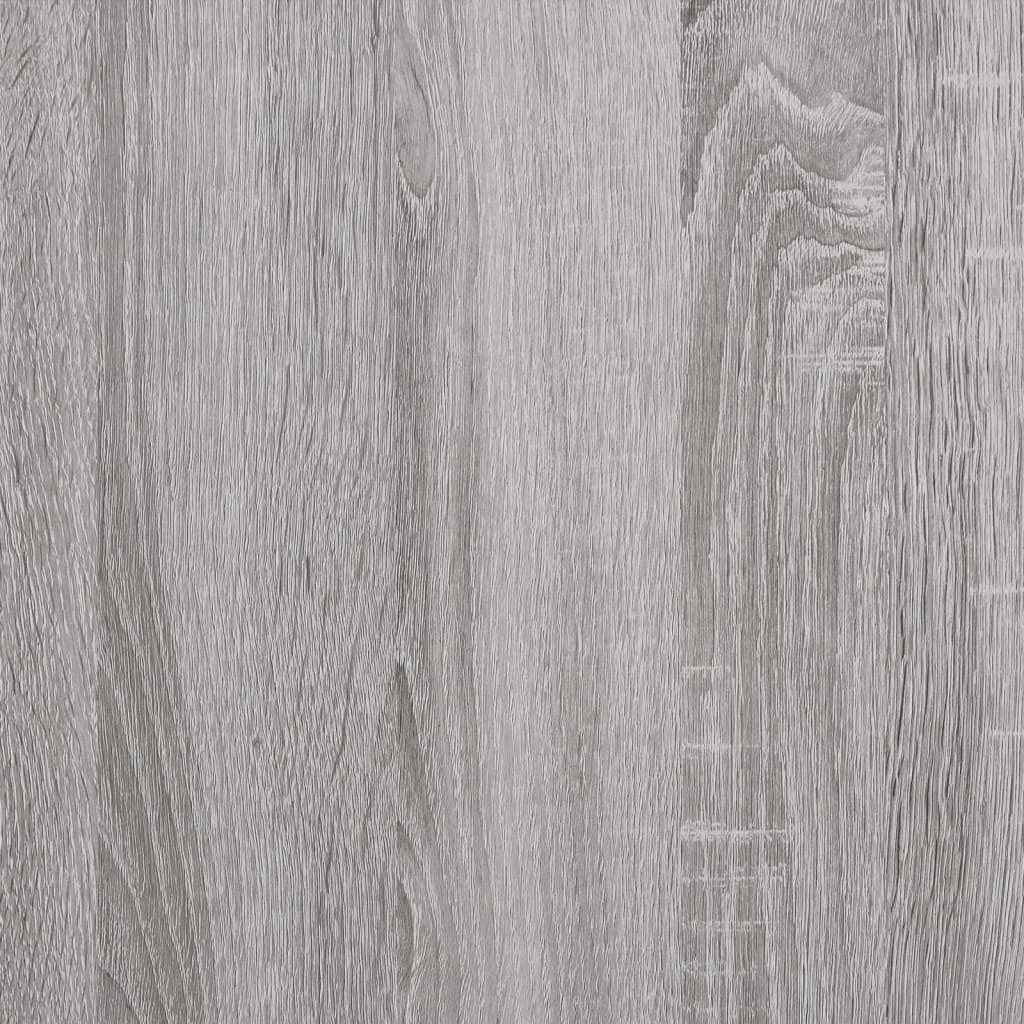 vidaXL Konferenčný stolík sivý dub sonoma 80x80x36,5 spracované drevo