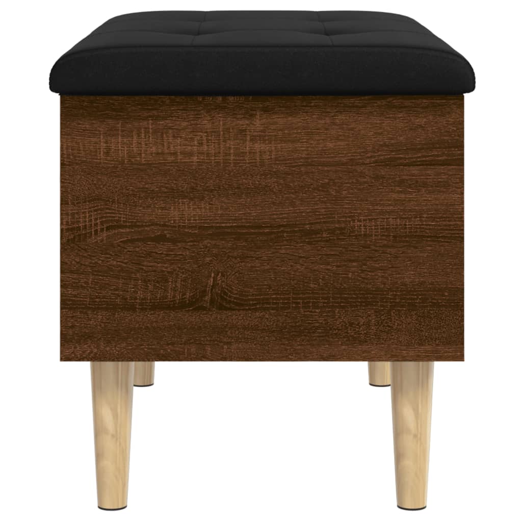 vidaXL Úložná lavička hnedý dub 62x42x46 cm kompozitné drevo