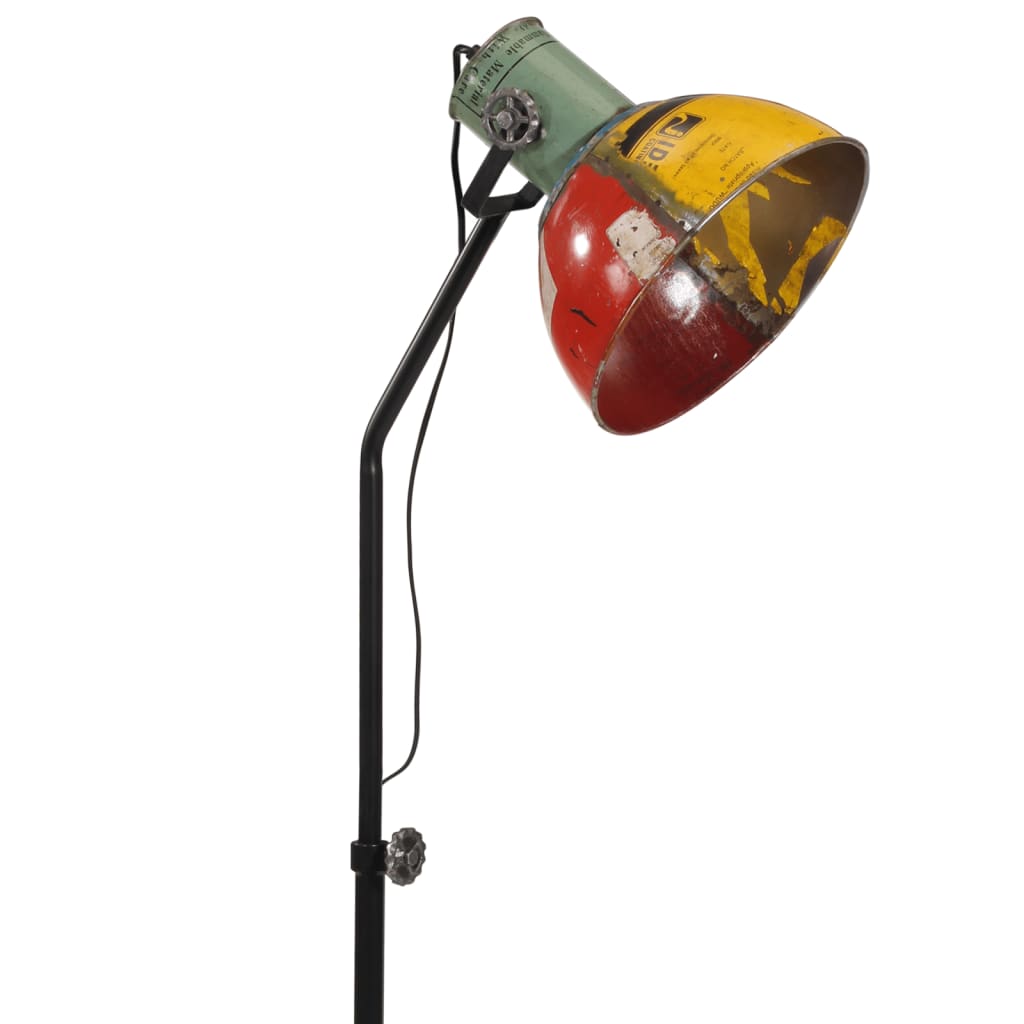 vidaXL Podlahová lampa 25 W viacfarebná 30x30x90-150 cm E27