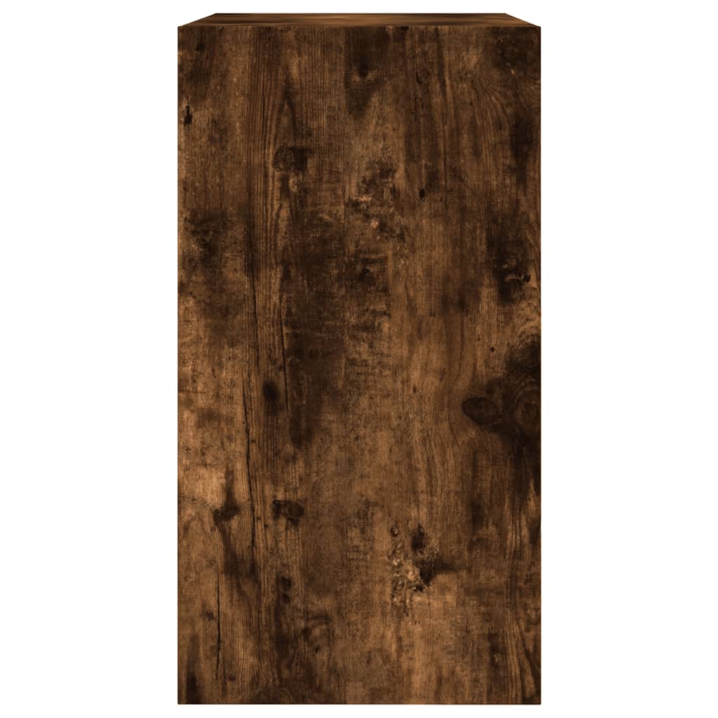 vidaXL Botník dymový dub 60x34x63,5 cm kompozitné drevo