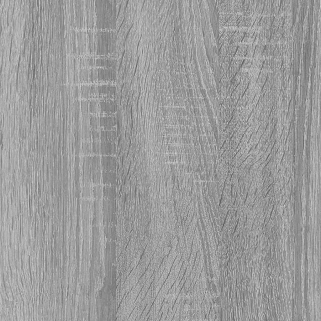 vidaXL Kockové police 2 ks sivé sonoma 100x15x30 cm spracované drevo