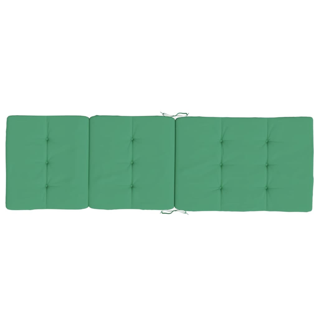 vidaXL Podušky na terasové stoličky 2 ks zelené oxfordská látka