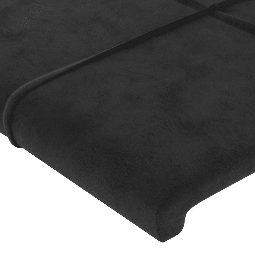 vidaXL Posteľný rám boxspring s matracom čierny 200x200 cm zamat