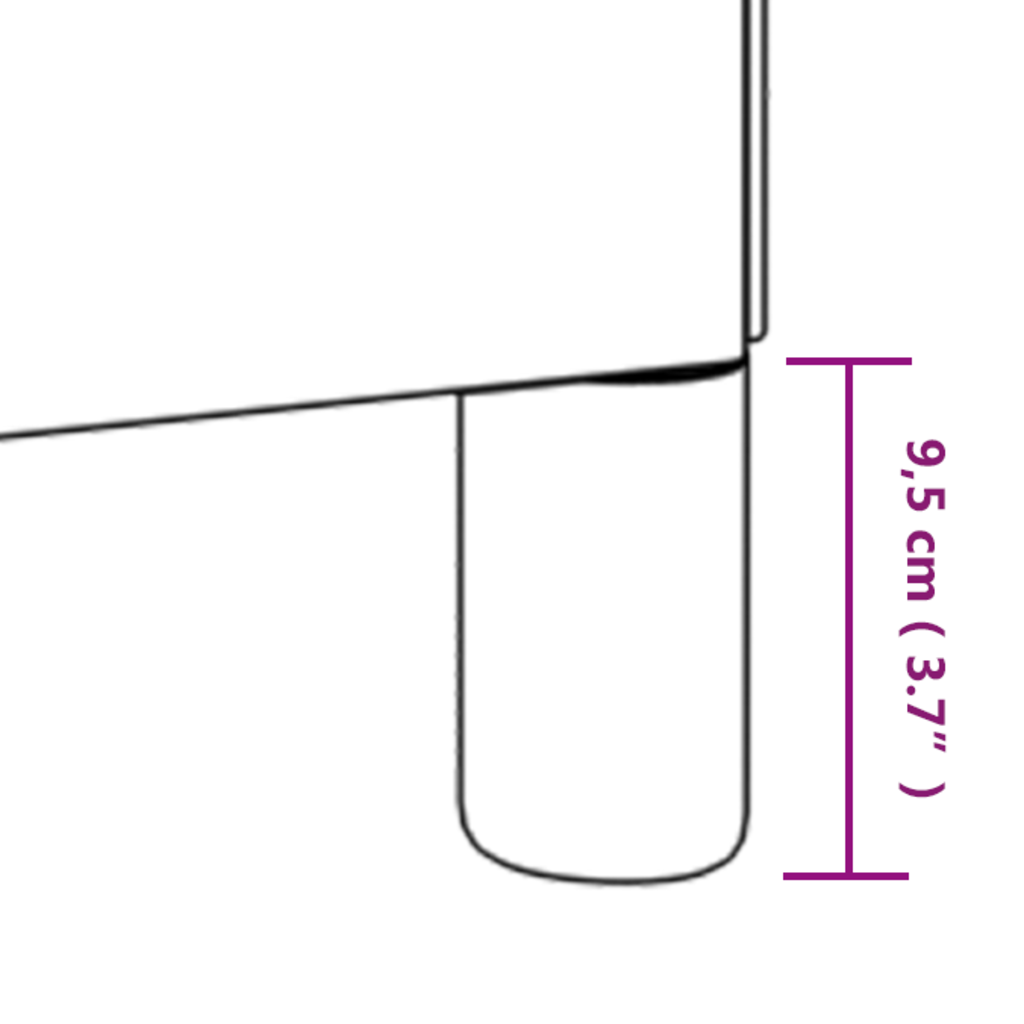 vidaXL Rám postele tmavomodrá 90x200 cm zamat