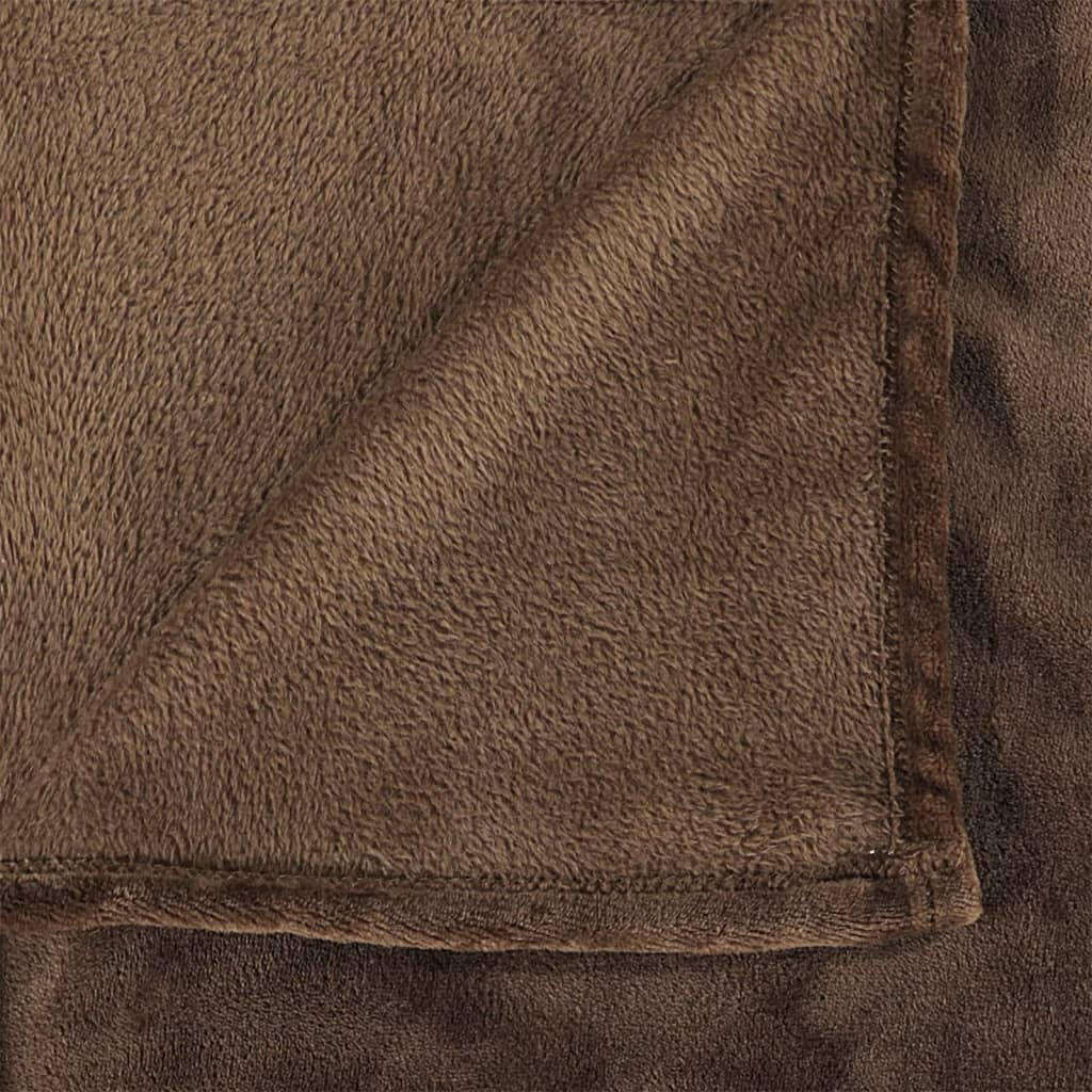 vidaXL Deka kakaovo hnedý 150x200 cm polyester