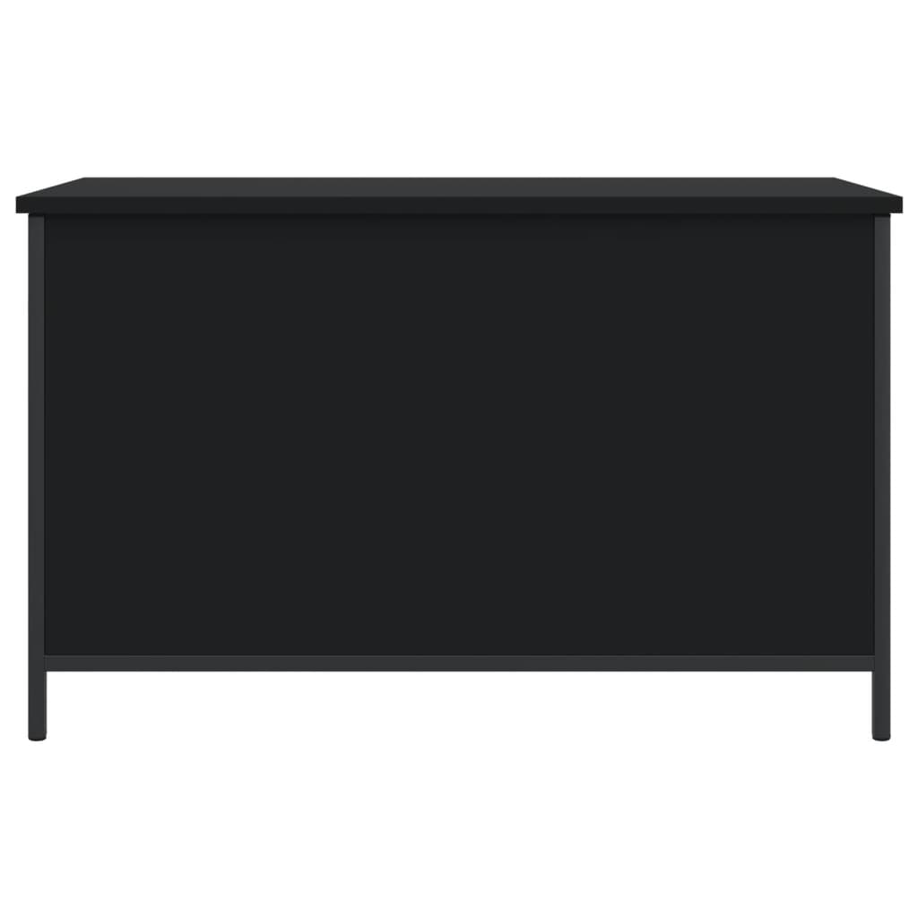 vidaXL Úložná lavička čierna 80x42,5x50 cm kompozitné drevo