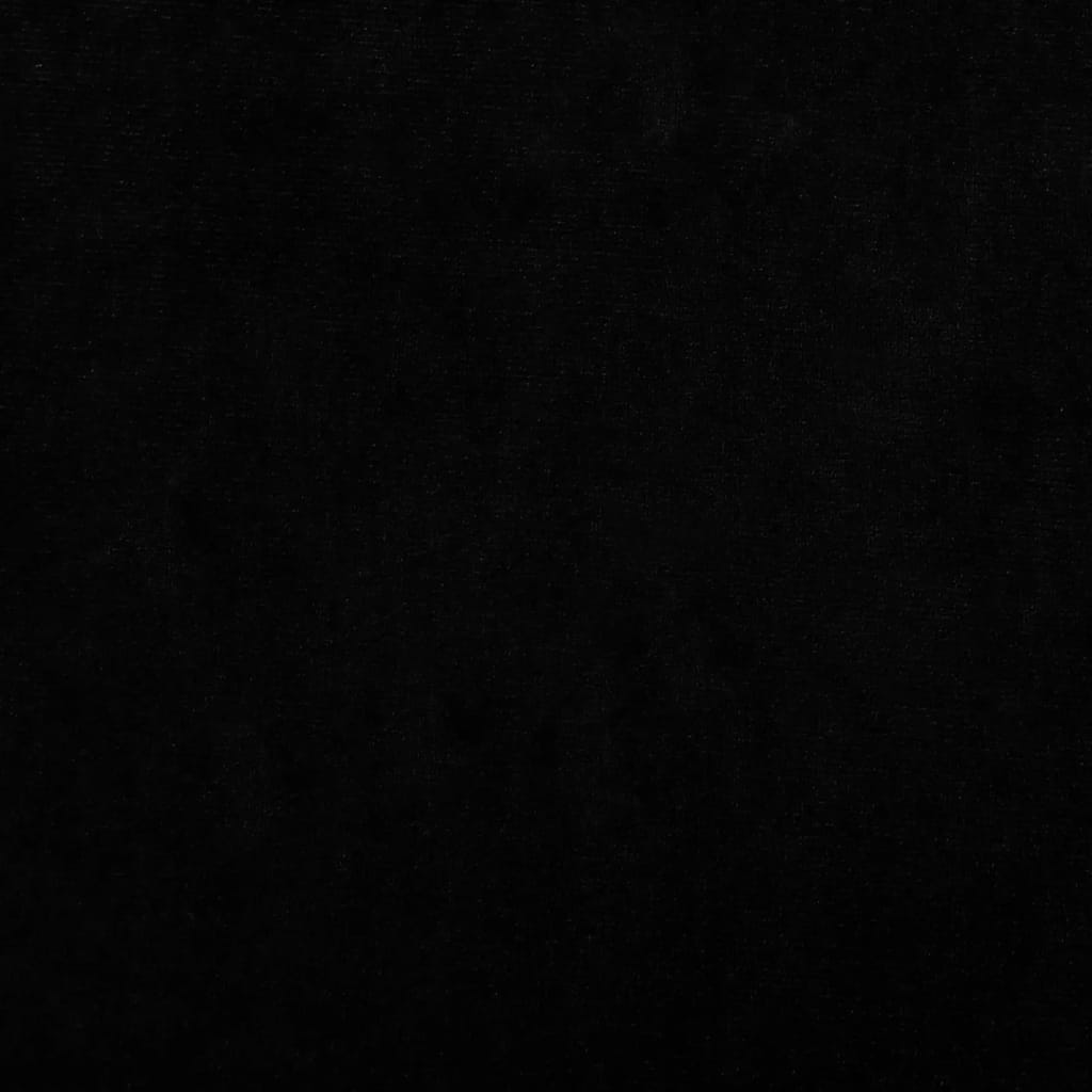 vidaXL Detská pohovka čierna 70x45x30 zamat