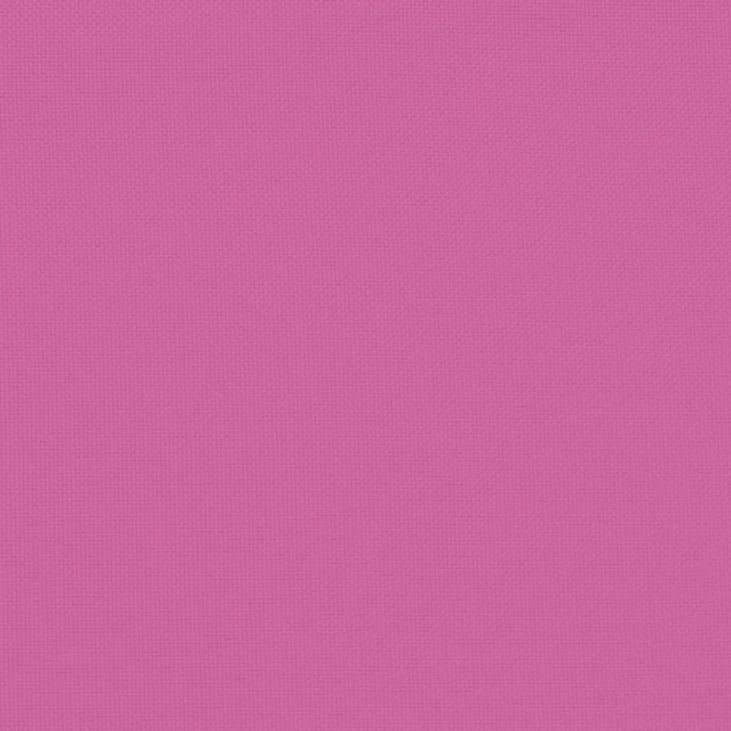 vidaXL Okrúhly vankúš ružový Ø 60 x 11 cm oxfordská látka