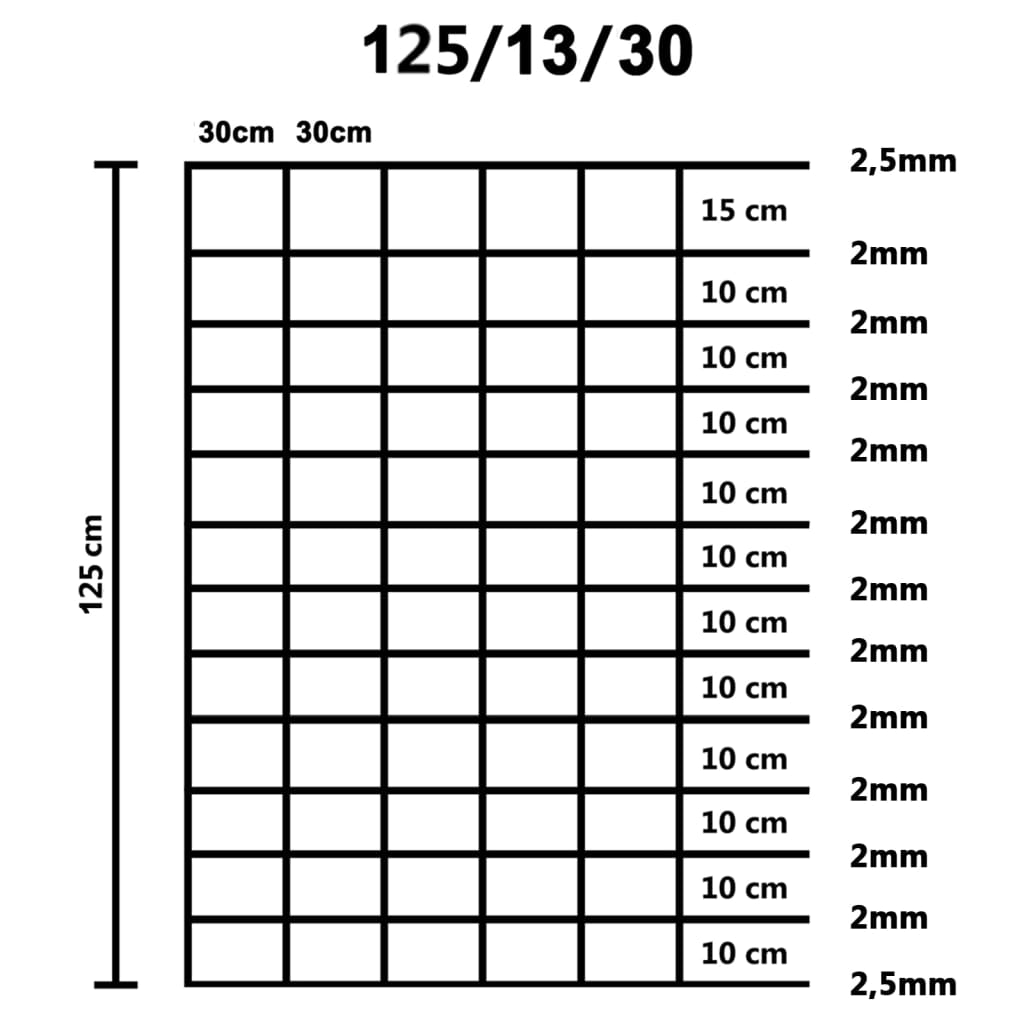 vidaXL Záhradný plot pozinkovaná oceľ 50x1,25 m strieborný