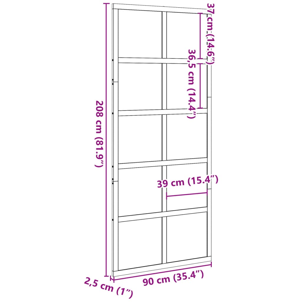 vidaXL Dvere do stodoly biele 90x208 cm masívna borovica