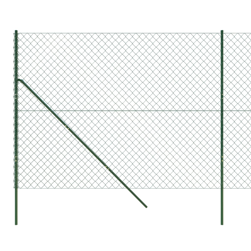 vidaXL Drôtený plot zelený 2x10 m