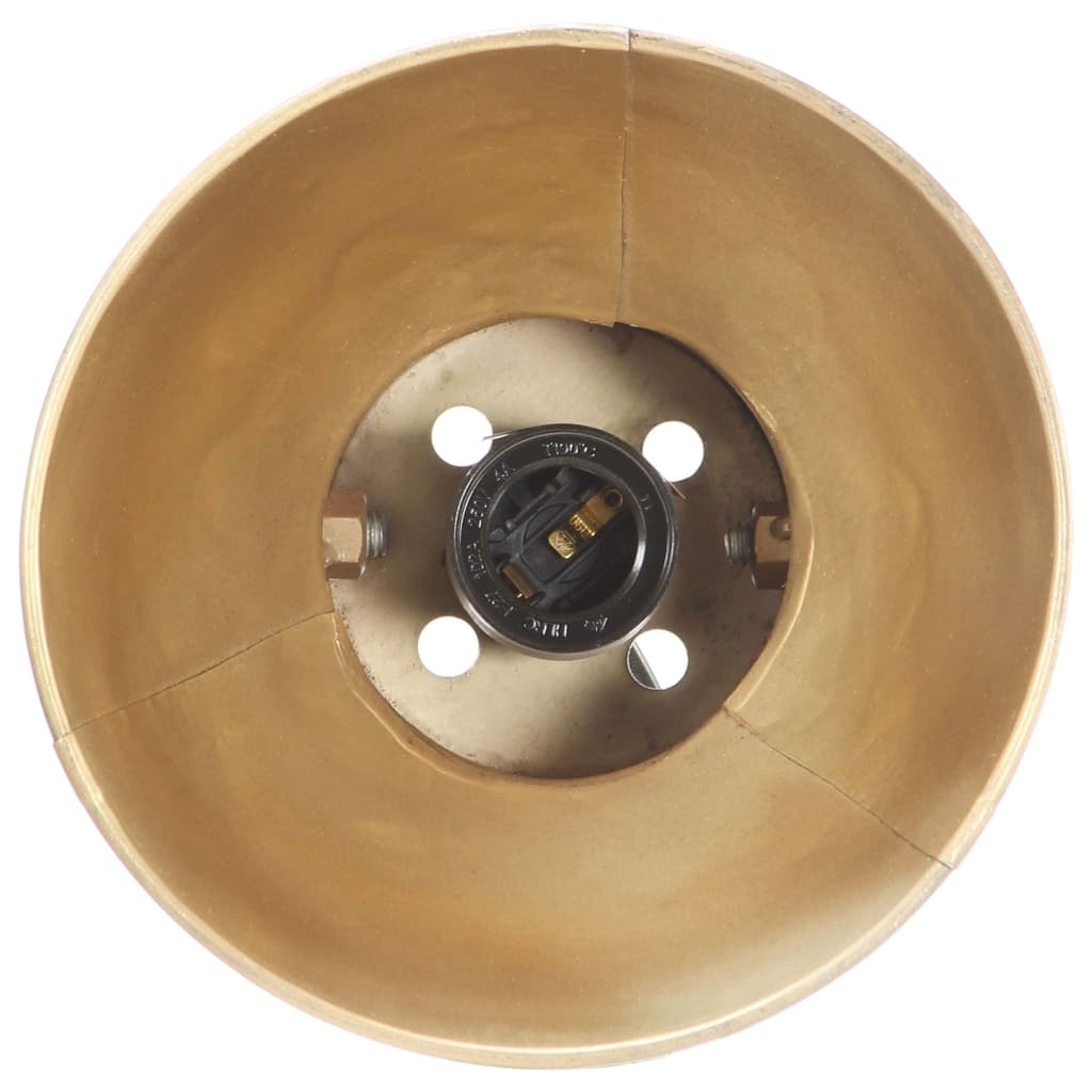 vidaXL Industriálna nástenná lampa mosadzná 65x25 cm E27