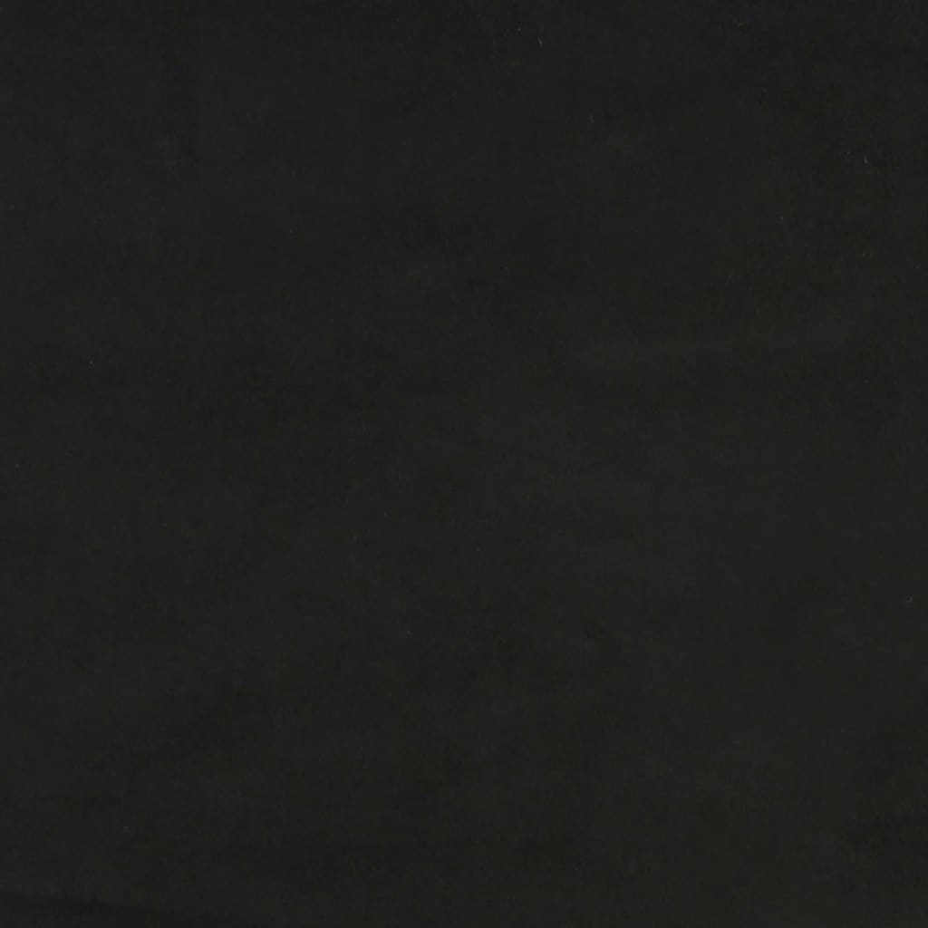 vidaXL Posteľný rám s čelom čierny 120x190 cm zamat