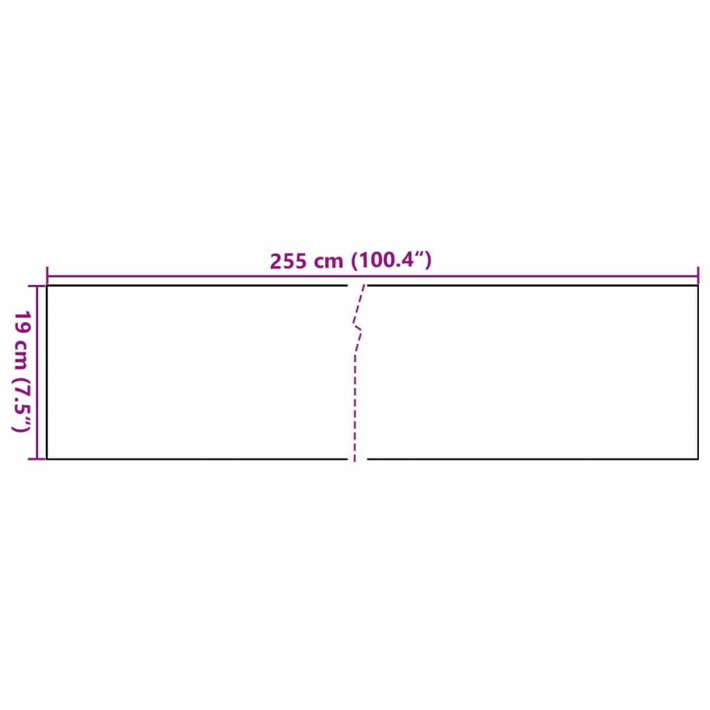 vidaXL Balkónové zásteny 5 ks antracitové 255x19 cm polyratan