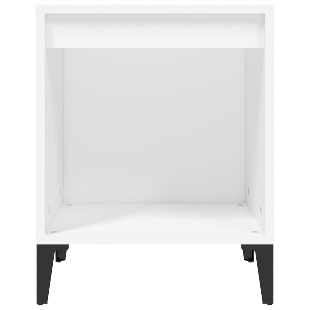 vidaXL Nočné stolíky 2 ks biele 40x35x50 cm