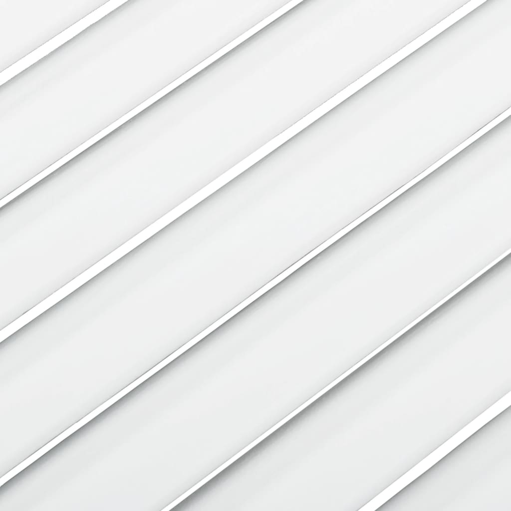 vidaXL Lamelové dvierka na skrinku, biele 39,5x39,4 cm, borovica