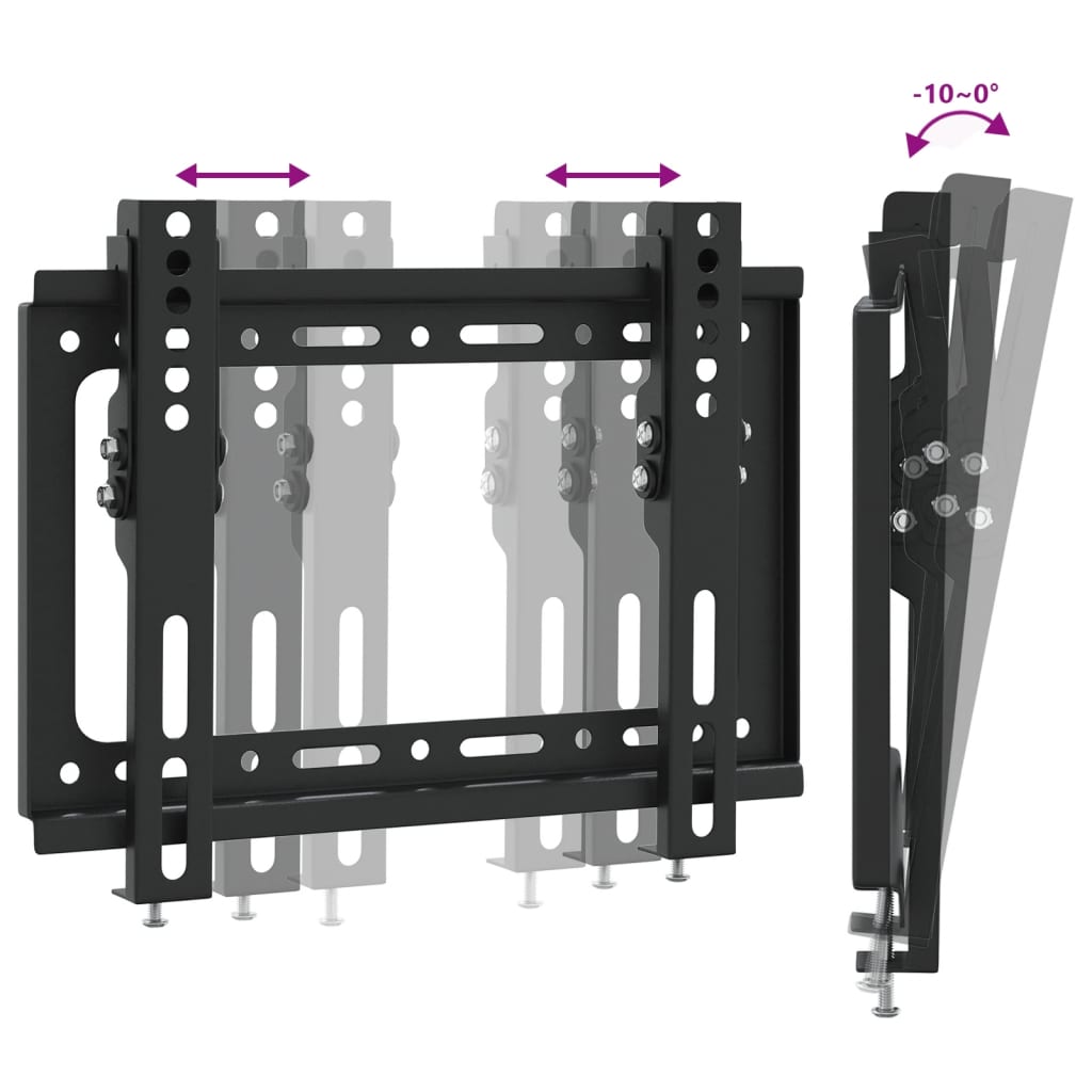 vidaXL Nástenný držiak na TV 14-42-palcov Max VESA 200x200 mm 30 kg