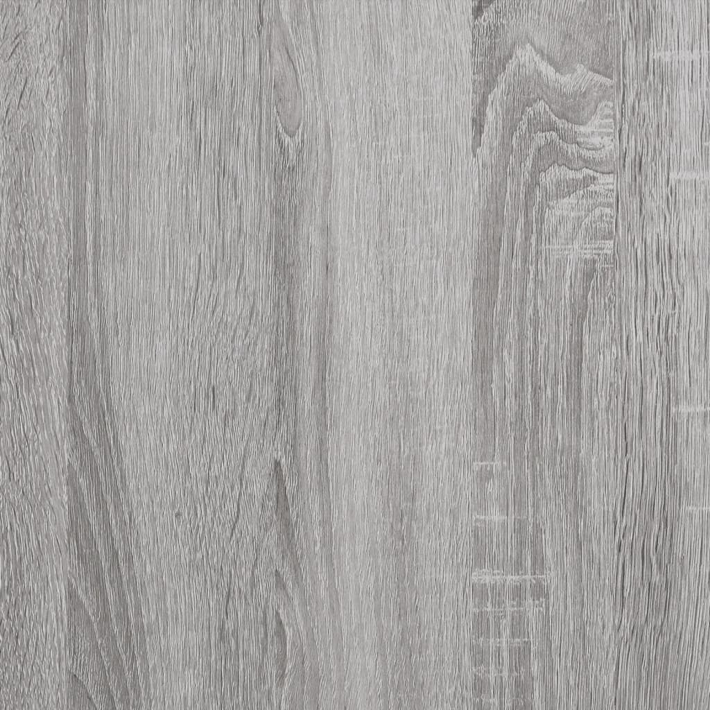 vidaXL Nočné stolíky 2 ks sivý dub sonoma 30x60x60 cm kompozitné drevo