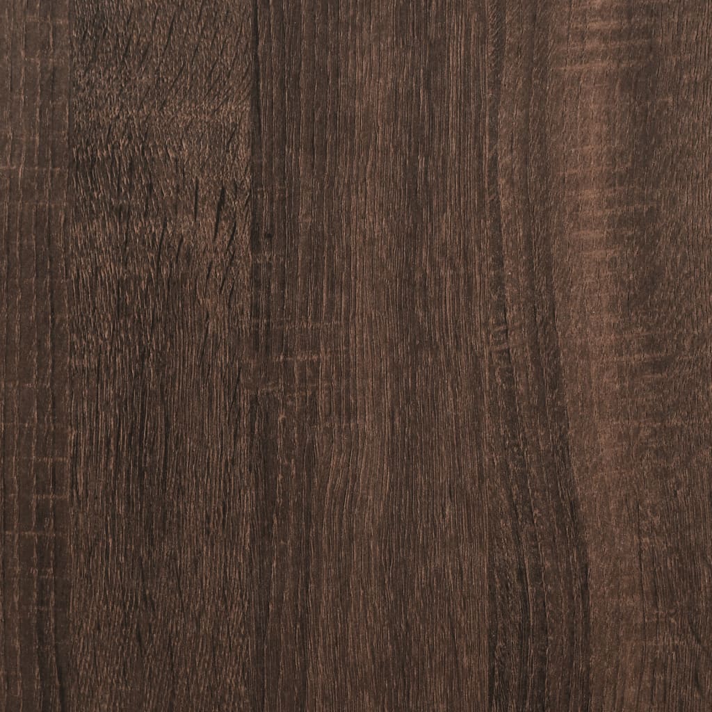 vidaXL Komody 3 ks hnedý dub spracované drevo