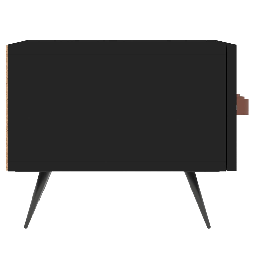 vidaXL TV skrinka, čierna 150x36x30 cm, kompozitné drevo