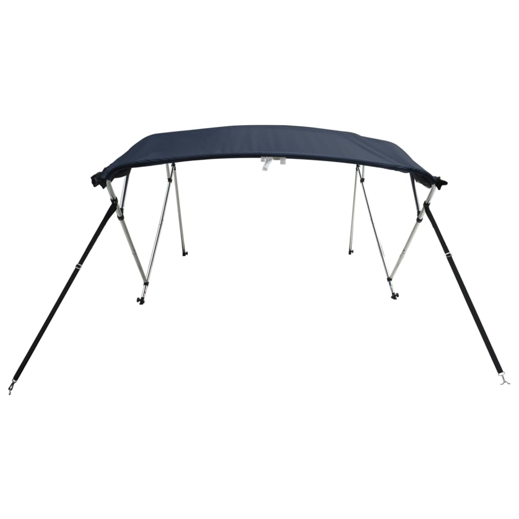 vidaXL Strieška Bimini so 4 oblúkmi a stenami 243x(200-213)x137 cm