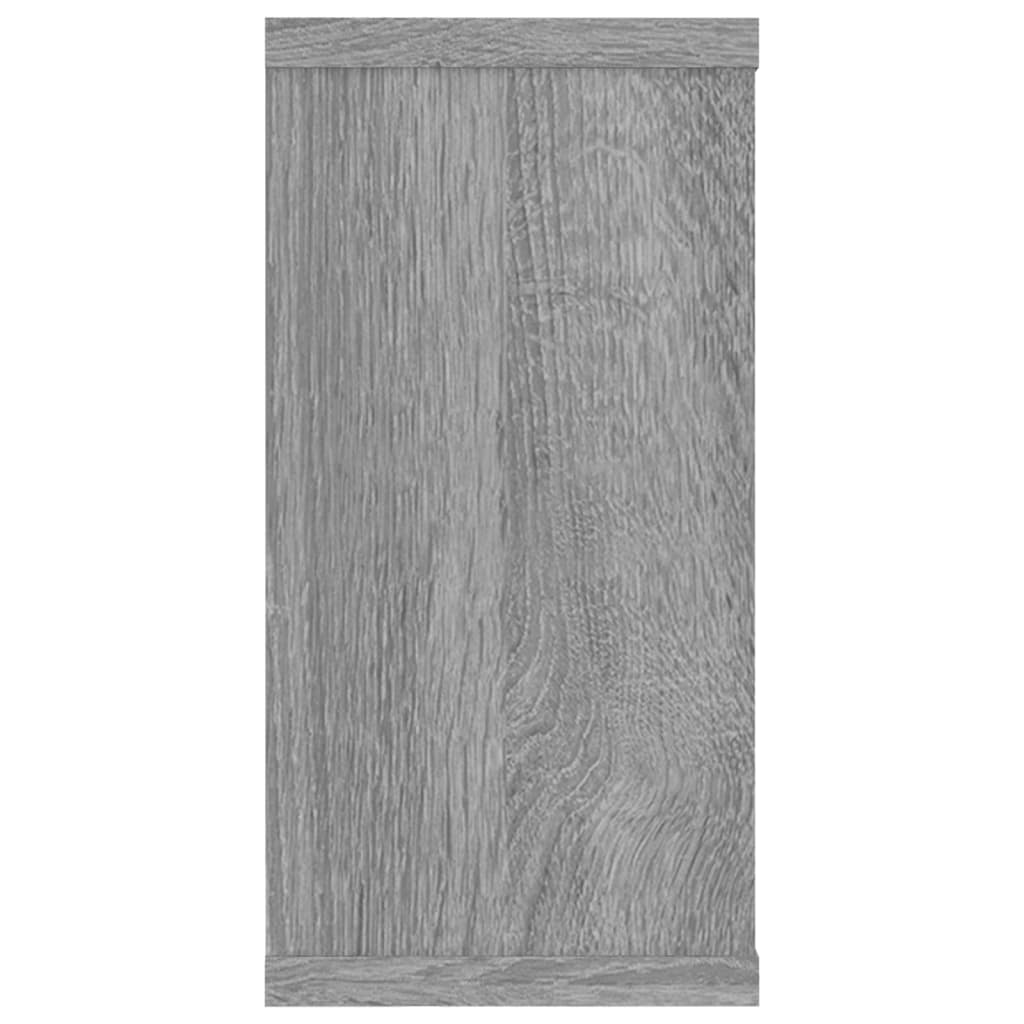 vidaXL Kockové police 2 ks sivé sonoma 100x15x30 cm spracované drevo