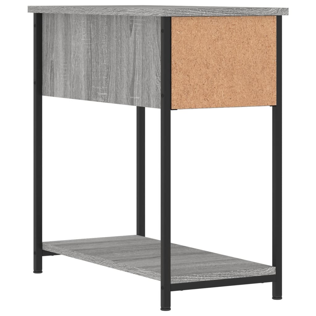vidaXL Nočné stolíky 2 ks sivý dub sonoma 30x60x60 cm kompozitné drevo