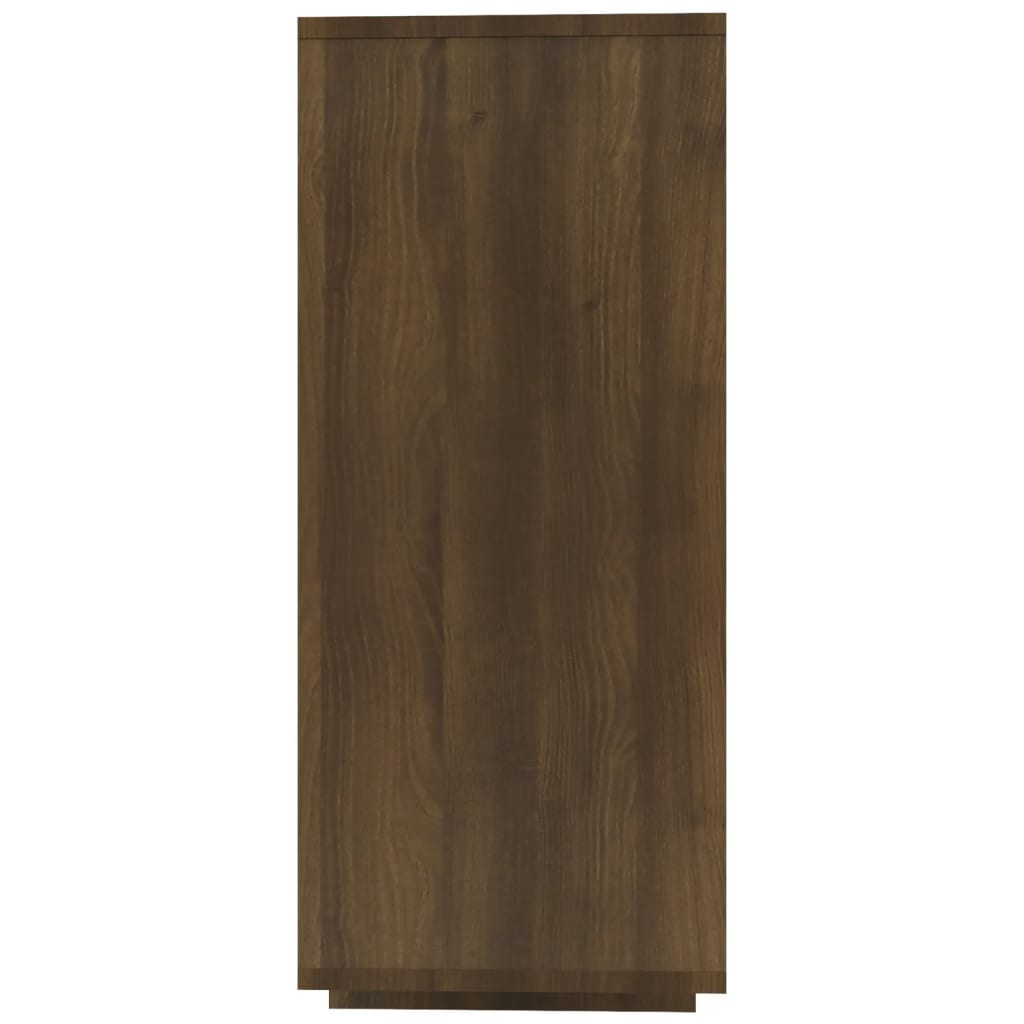 vidaXL Komoda, hnedý dub 120x30x75 cm, kompozitné drevo