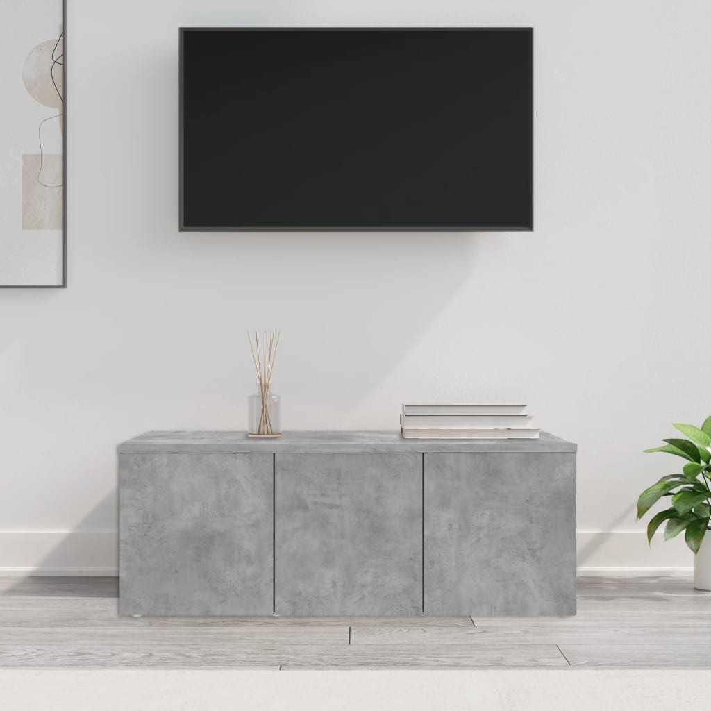 vidaXL TV skrinka, betónovo sivá 80x34x30 cm, kompozitné drevo