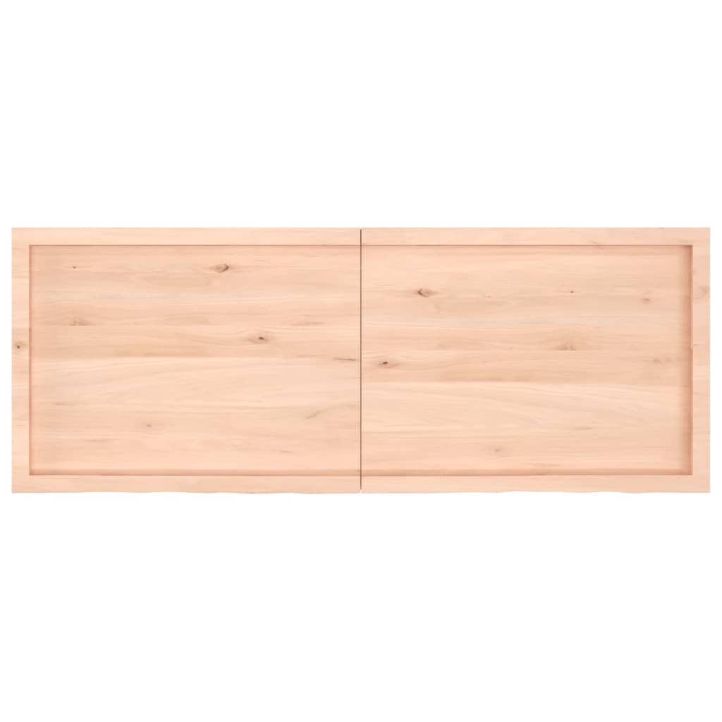 vidaXL Kúpeľňová doska 160x60x(2-4) cm neošetrený masív