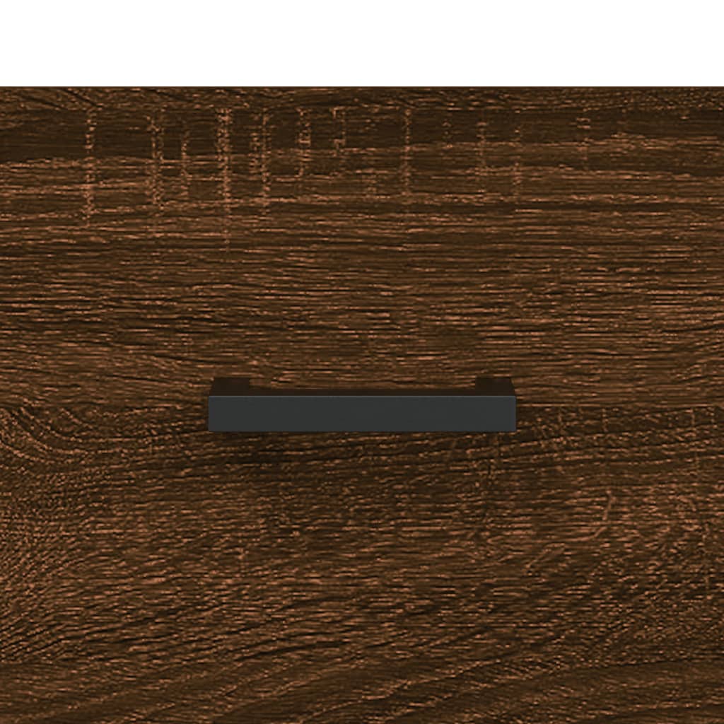 vidaXL Vysoká skrinka hnedý dub 34,5x34x180 cm spracované drevo