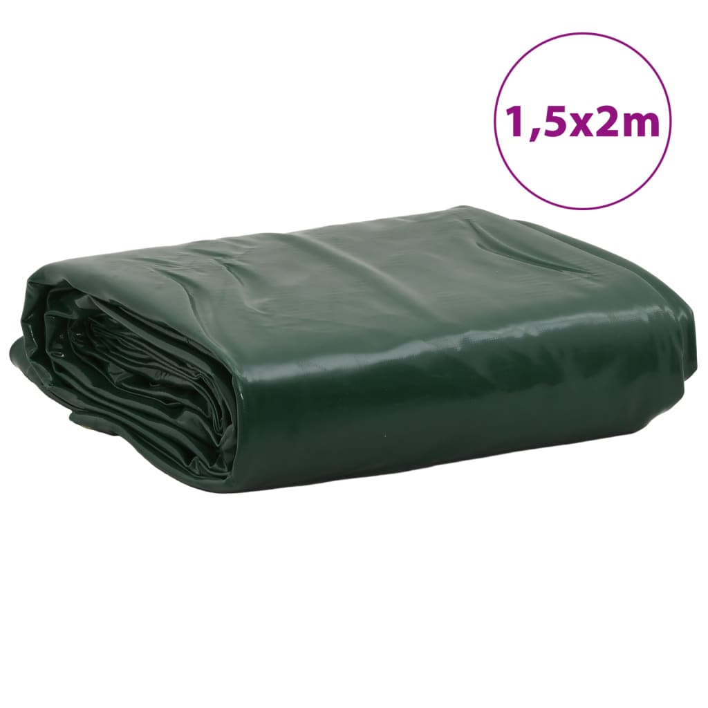 vidaXL Celta zelená 1,5x2 m 650 g/m²