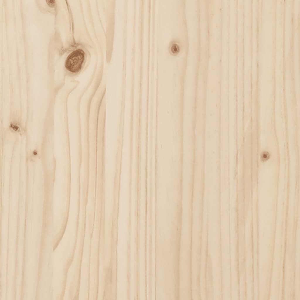 vidaXL Posteľný rám s čelom 90x200 cm masívne drevo