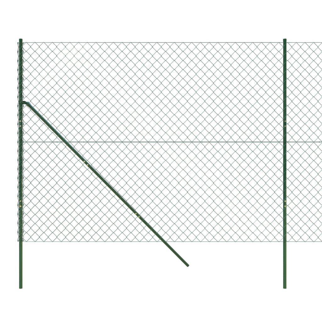 vidaXL Drôtený plot zelený 1,6x10 m