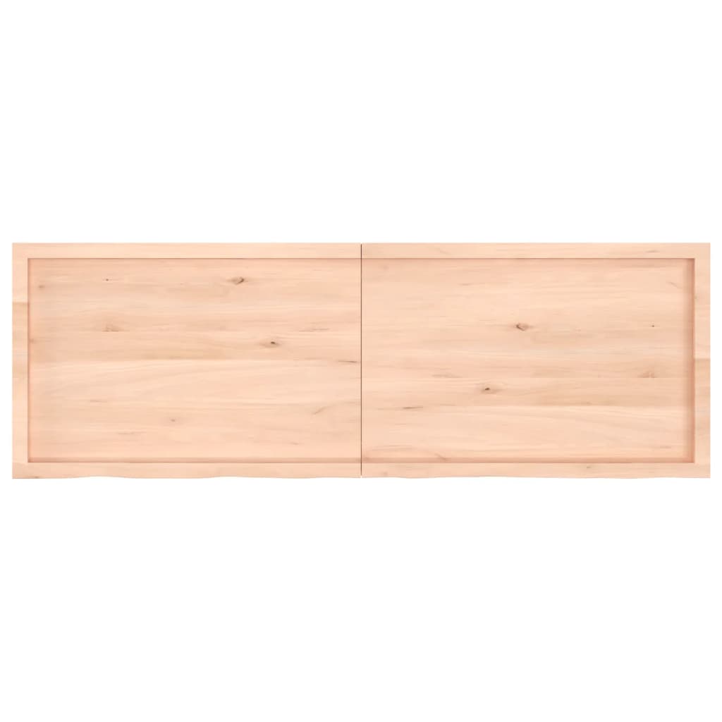 vidaXL Stolová doska 180x60x(2-4) cm neošetrený dubový masív