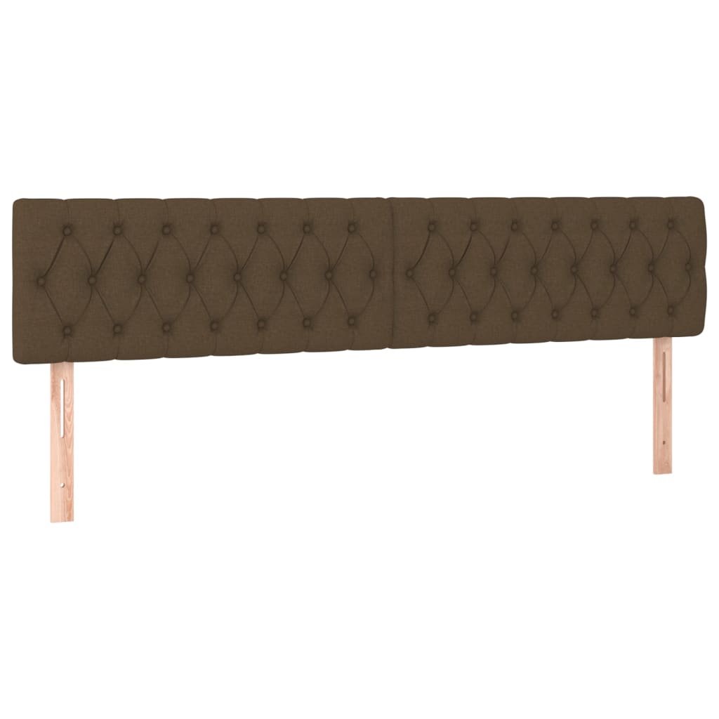 vidaXL Boxspring posteľ s matracom tmavohnedá 180x200 cm látka