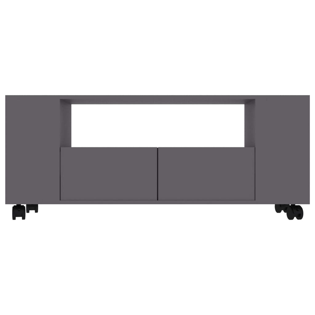vidaXL TV skrinka, sivá 120x35x48 cm, kompozitné drevo