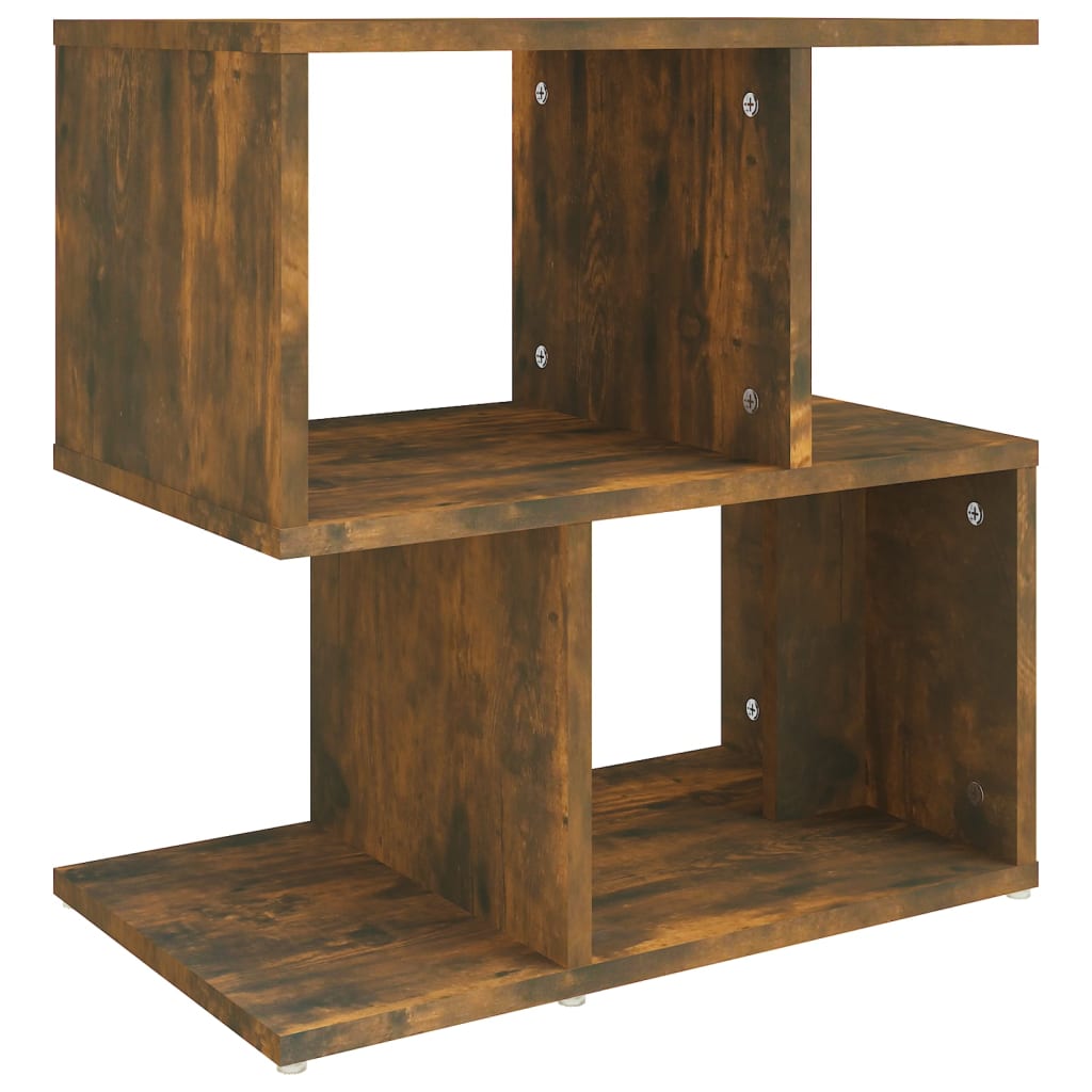 vidaXL Nočný stolík dymový dub 50x30x31,5 cm spracované drevo