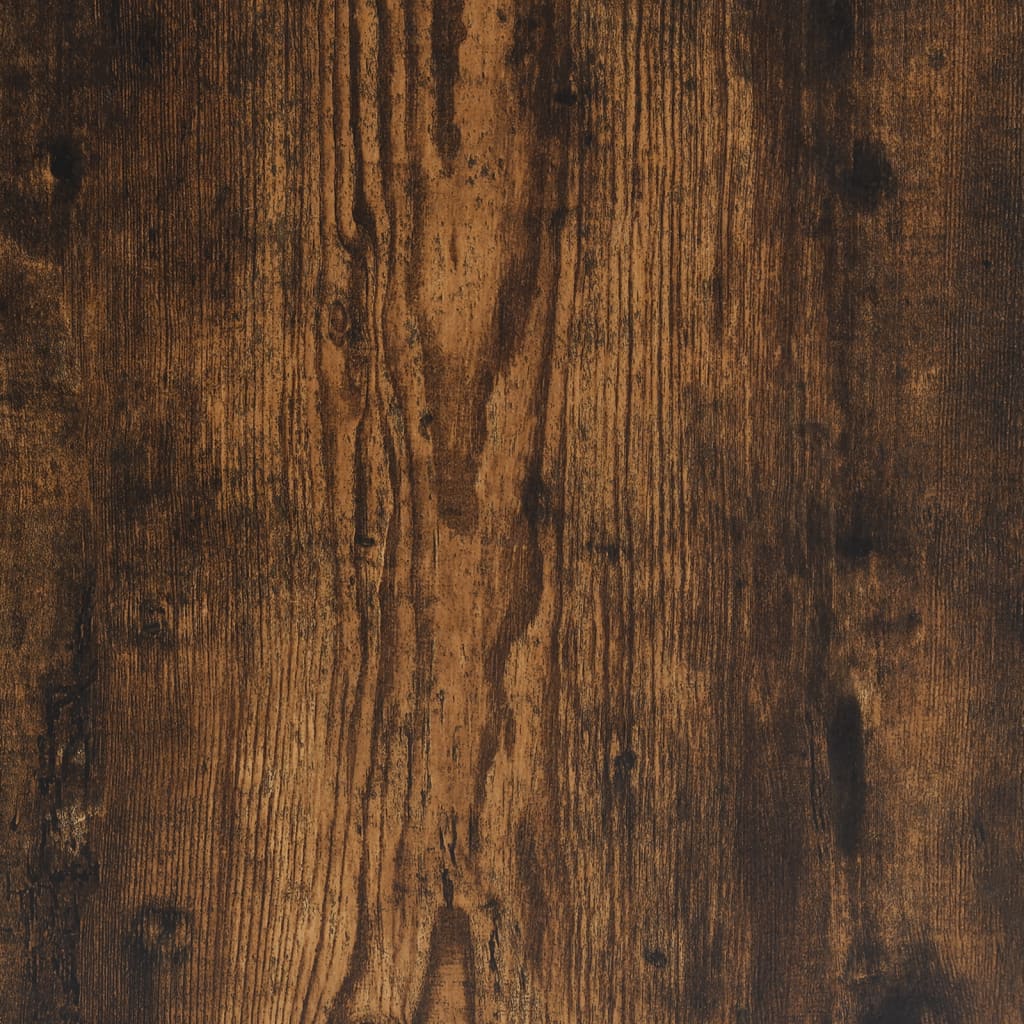 vidaXL Botník dymový dub 100,5x28x100 cm kompozitné drevo