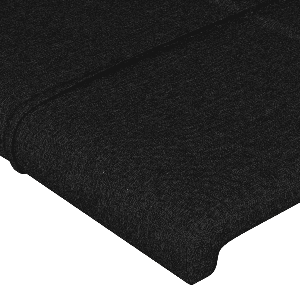 vidaXL Posteľný rám boxspring s matracom čierny 90x190 cm látka