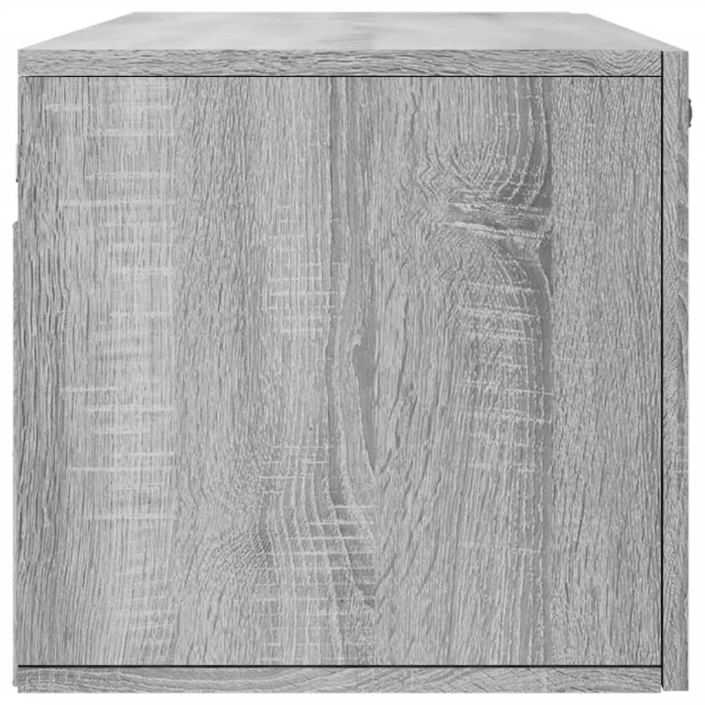 vidaXL Nástenná skrinka sivá sonoma 100x36,5x35 cm kompozitné drevo