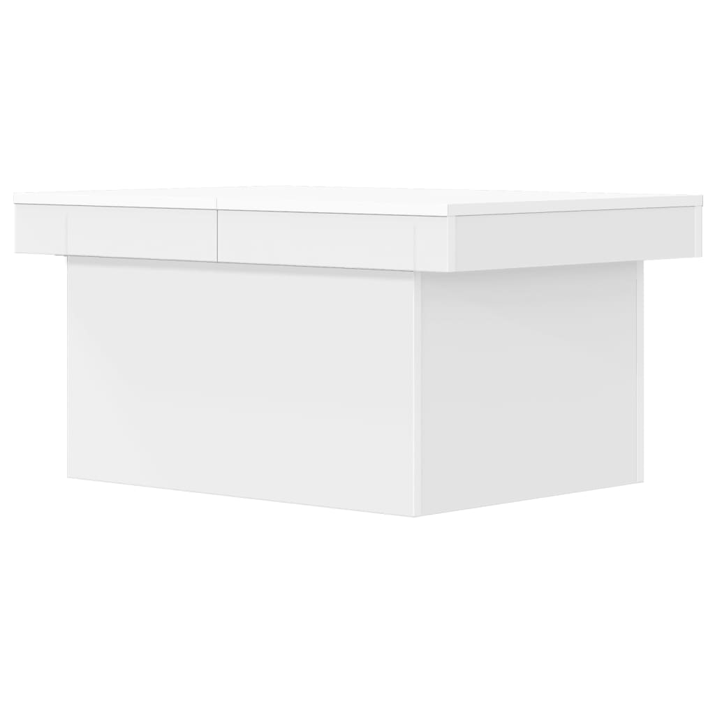 vidaXL Konferenčný stolík biely 80x55x40 cm kompozitné drevo