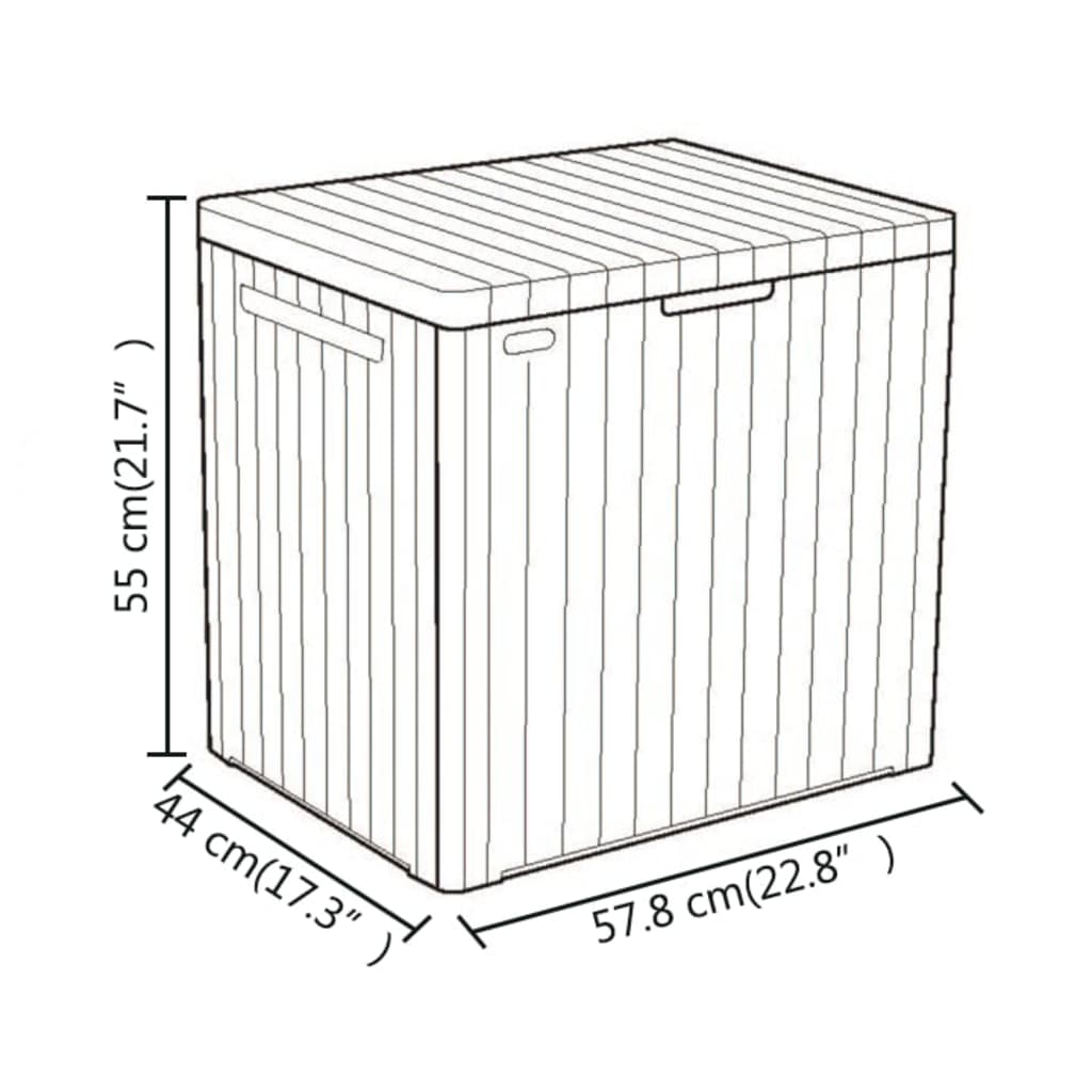 Keter Záhradný úložný box City 113 l