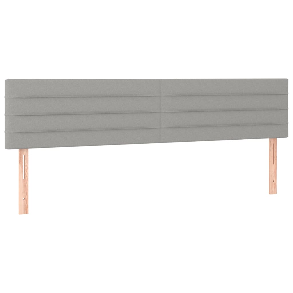 vidaXL Boxspring posteľ s matracom svetlosivá 100x200 cm látka