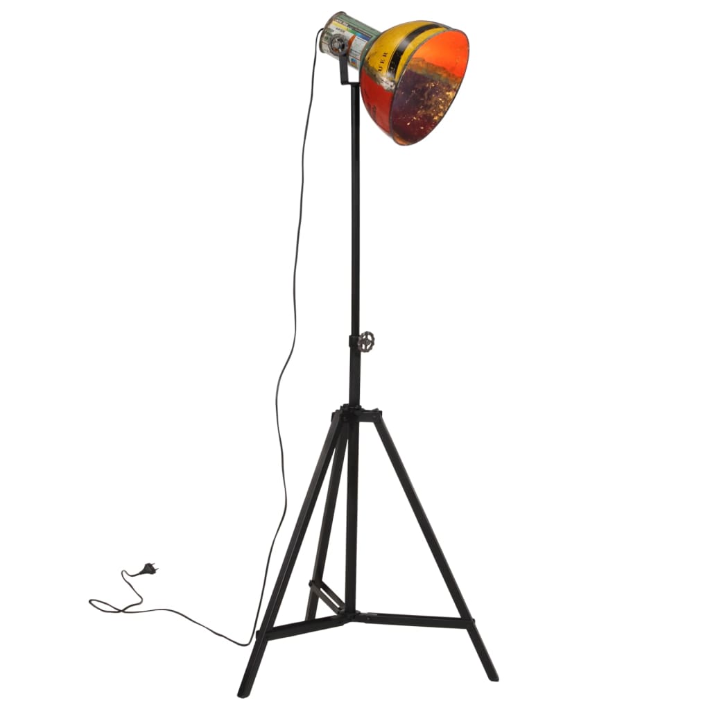 vidaXL Podlahová lampa 25 W viacfarebná 61x61x90/150 cm E27