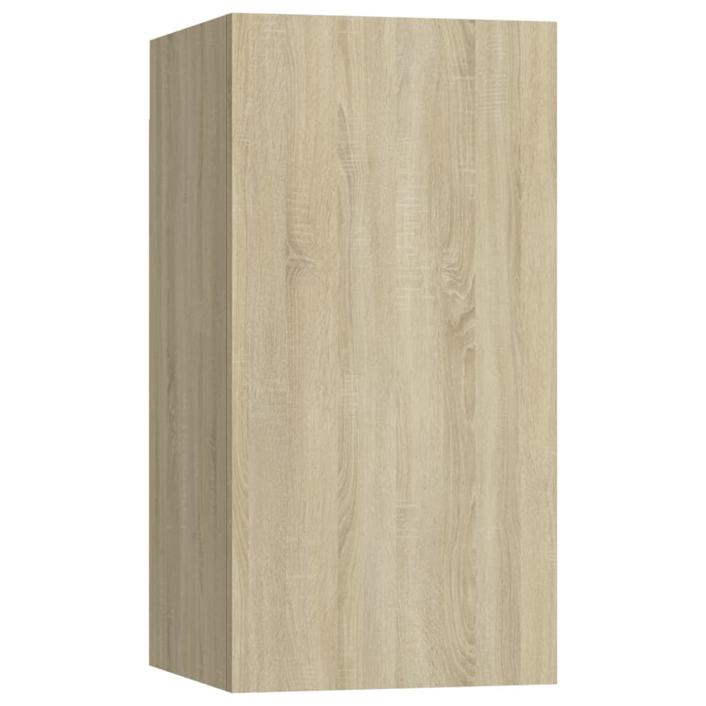 vidaXL 6-dielna súprava TV skriniek dub sonoma spracované drevo
