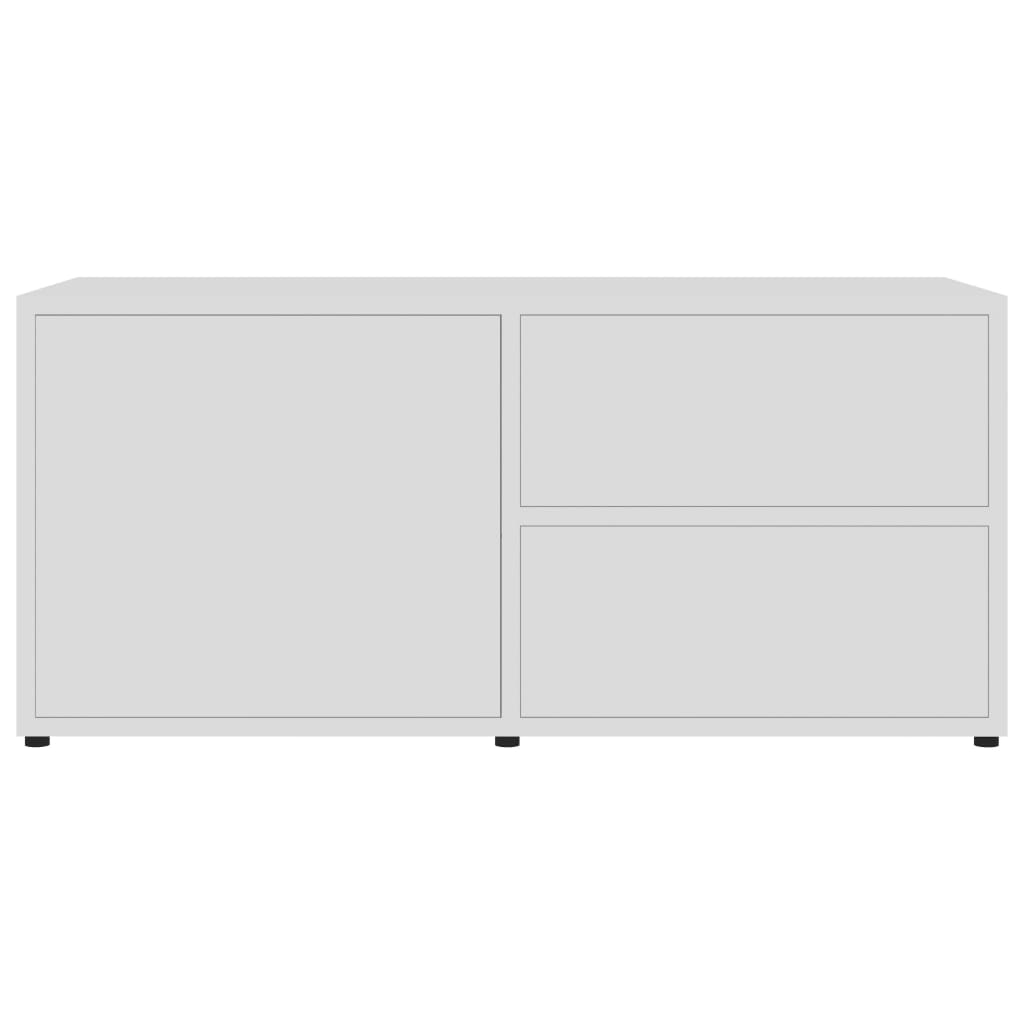 vidaXL TV skrinka, biela 80x34x36 cm, kompozitné drevo
