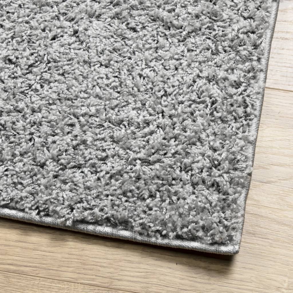 vidaXL Shaggy koberec PAMPLONA, vysoký vlas, moderný, sivý 100x200 cm